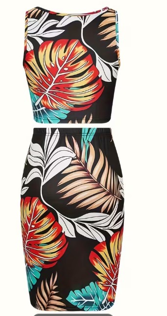 Conjunto de 2 piezas para dama - reverso