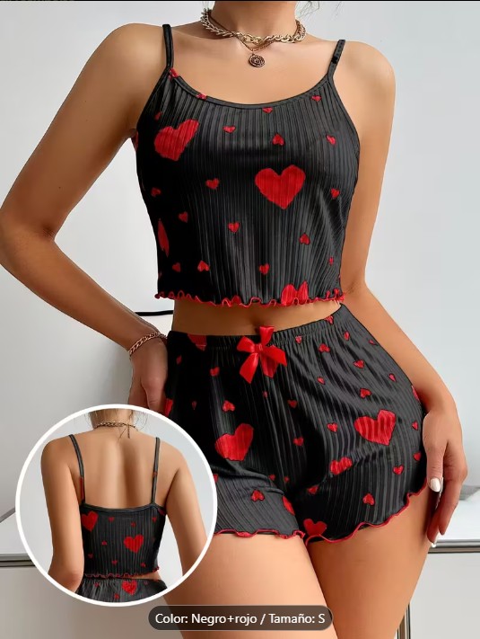 Babydoll Corazones - frente
