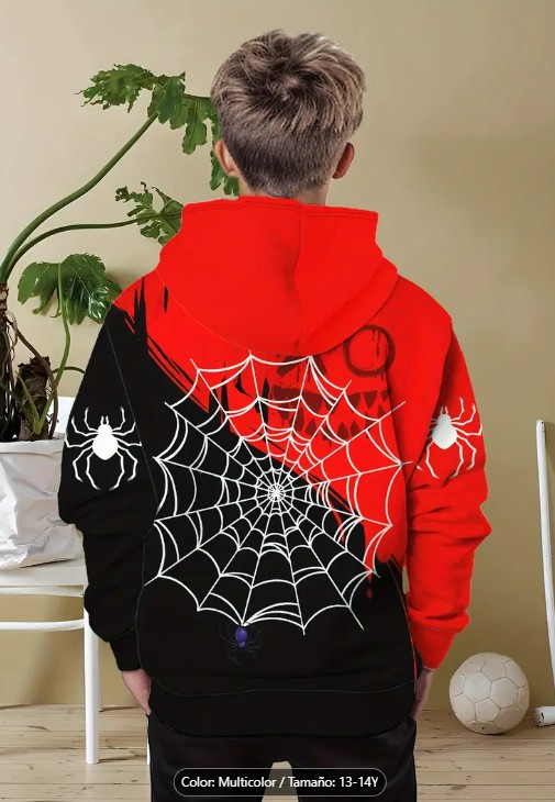 POLERA SPIDERMAN - reverso