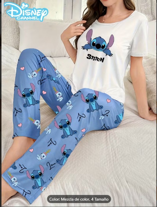 PIJAMA STICH AZUL - frente