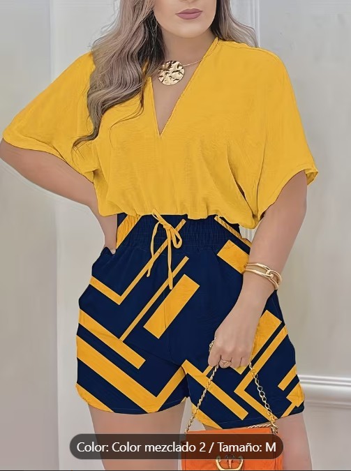 Mono de Cuello en V para Mujer - frente