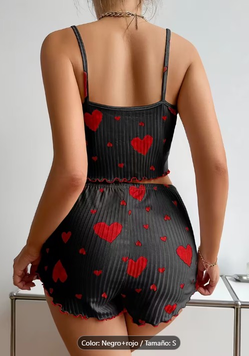 Babydoll Corazones - reverso